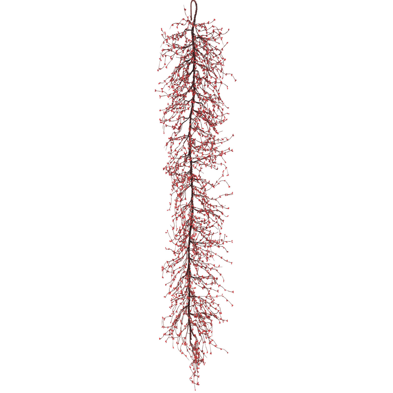 48'' in. Faux Mini Berry Garland, Burgundy