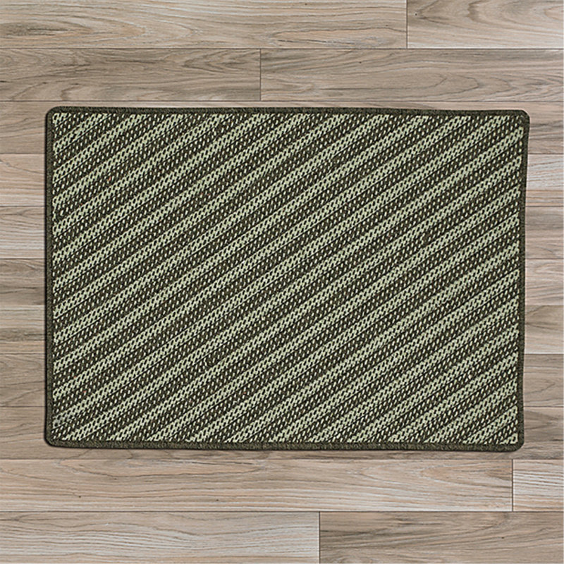 Tapis vert mousse tressé Ommegang, Rectangle 12 pi x 15 pi