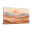«Landscape & Nature Mountain Landscape Sunset», reproduction d'art à l'aquarelle-22533453