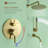Calder Complete Shower System with Rough in-Valve-61901556