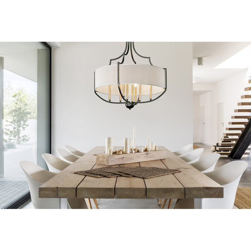 Galles 8 - Light Dimmable Drum Chandelier