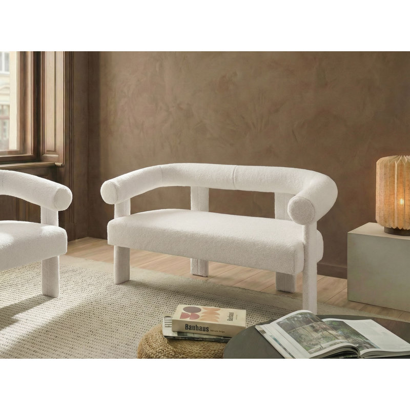 ILBRO 2 - Piece Living Room Set, White