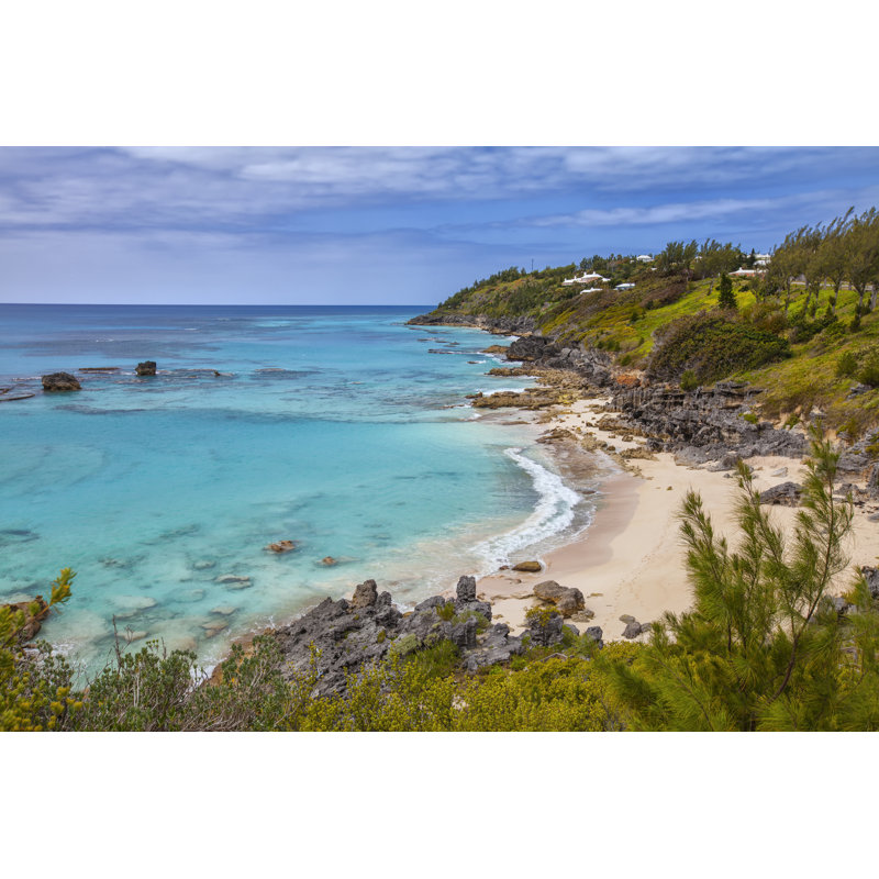 Bermuda Beach - Wrapped Canvas Print, 20cm H x 30cm W x 3.8cm D