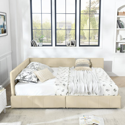 Structure de lit capitonnée avec rangement, canapé-lit avec dossier confortable et accoudoirs, lit pour chambre à coucher, salon, velours (85,5 po x 64,5 po x 29,5 po)