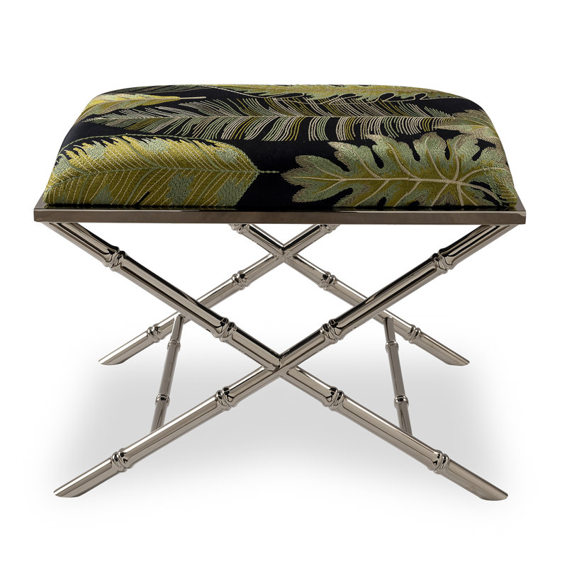 Lauderdale Nickle Forest Bench, Green/Black