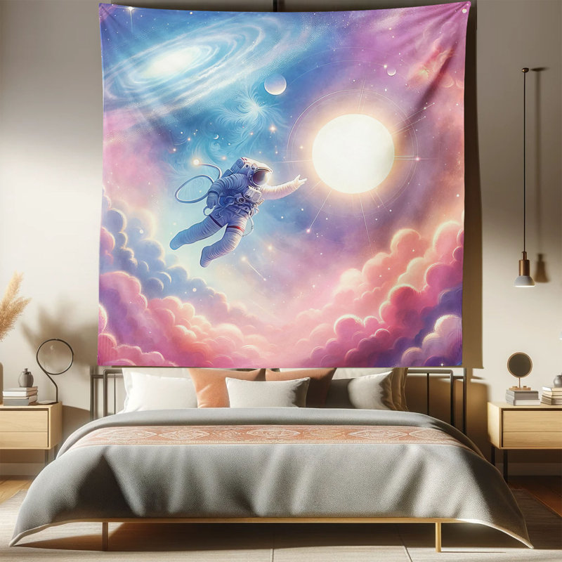 Tapisserie en microfibre, H 88 po x l 88 po