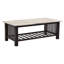 Table basse contemporaine avec tablette