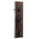 Copper Creek Handleset with Single Cylinder Deadbolt and Door Knob and Colonial Rosette