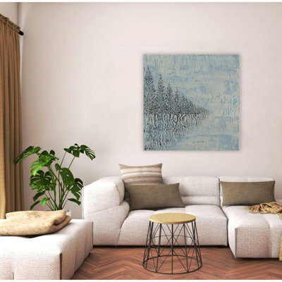 "Frozen Serenity", art mural sur toile