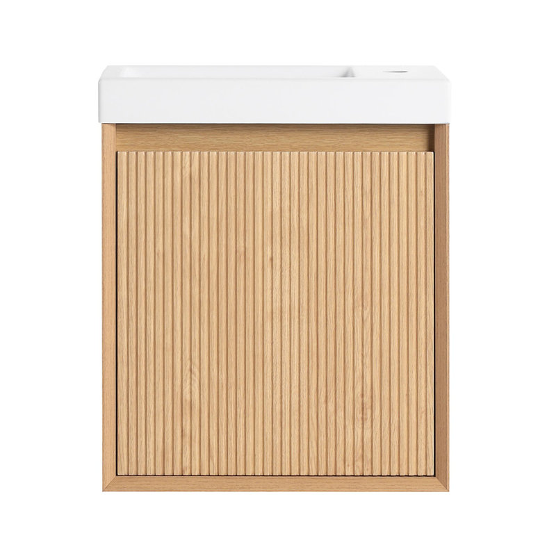 Meuble-lavabo 18,5 po avec lavabo en résine