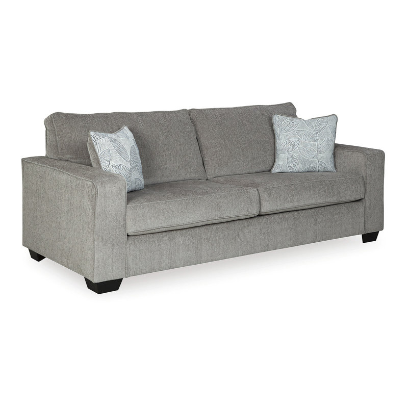 New Britain 85" Square Arm Sofa Bed, Alloy 