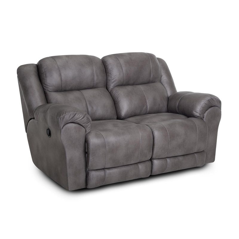 68" Manual Rocking/Reclining Loveseat, Gray