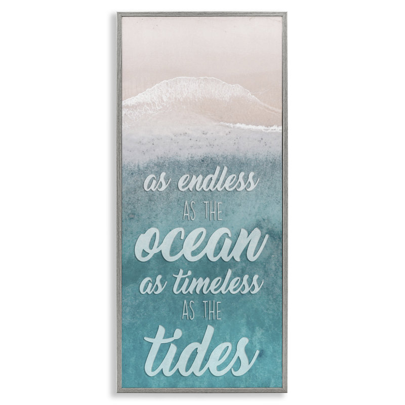 «Timeless As Tides Beach», impression numérique sur toile par Marcus Prime, H 24 po x l 10 po x P 1,5 po