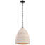 Emerson 14" Pendant in Bronze with Ash Rattan Shade-32411984-32411998