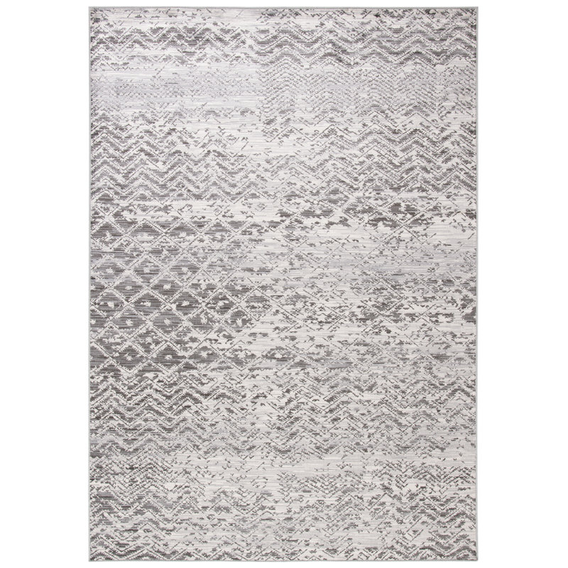 Odwyer Abstract Viscose Area Rug, Rectangle 99 x 160cm