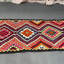 Tapis rouge en laine 34,3 x 151,2 pouces