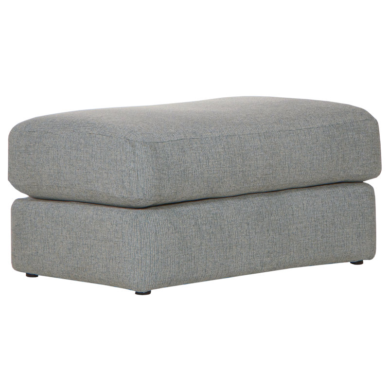 Repose-pieds Huckabee, 100 % polyester bleu