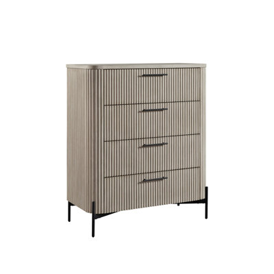 Contemprary Design 4 Drawer Chest