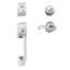 Century Handleset with Deadbolt and Flair Door Lever and Rosette-40779426-40779427-59714781
