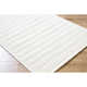 Rectangle Polett Striped Hand Tufted Wool Area Rug in Beige