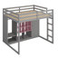 Lit mezzanine en bois avec garde-robe, tablettes et armoire-1807237071-1807237073