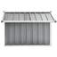 Remise de jardin extérieure en acier galvanisé durable standard pour outils-123202421-123202422