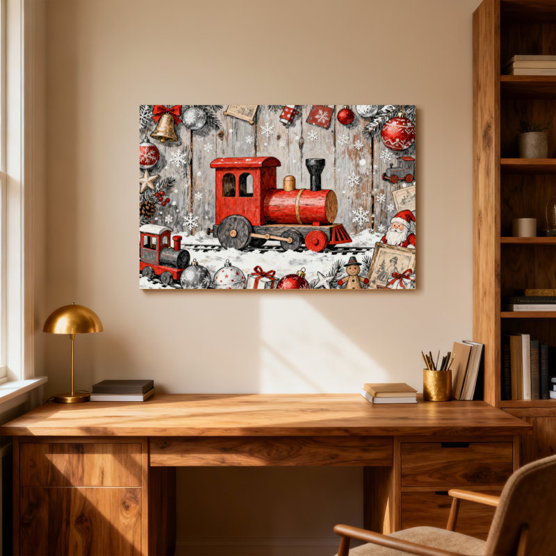 Christmas Christmas Train Holiday Decor Pattern