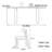Modern rectangular style dining table-1854023382