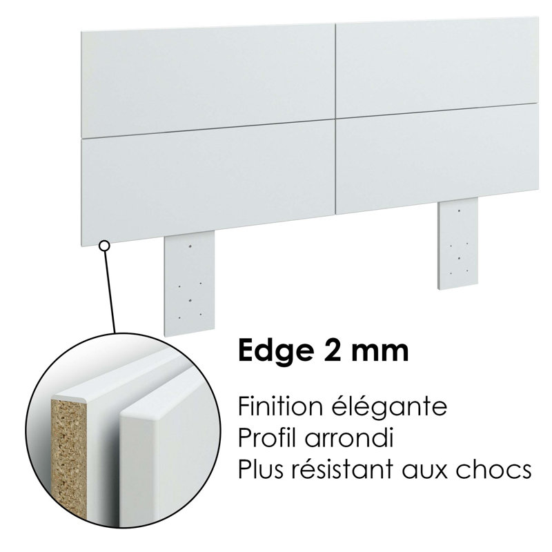 Gerace Collection Headboard, White