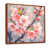 Toile avec cadre flottant brun