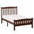 Loudoun Solid Wood Slat Headboard Design Bed-1503020262
