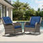 Chaise berçante d'extérieur en osier Reynaud (ensemble de 2)-716061332