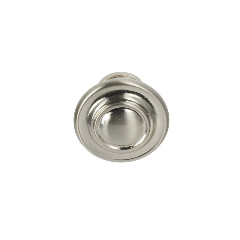 1 1/4 po Origins Poignée ronde à diamètre, Nickel satiné