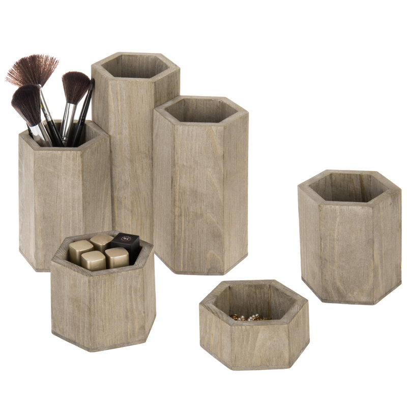 6 Piece Hexagonal Display Stand Risers