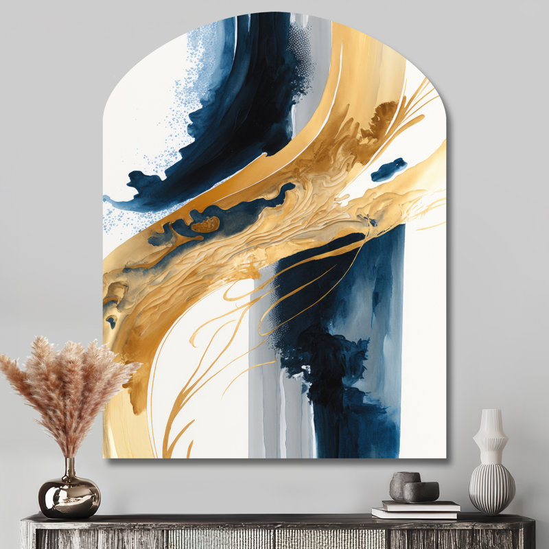Stylish Spiral Abstract III - Asymmetric Abstract Spirals, H 43 po x l 33 po x P 1 po