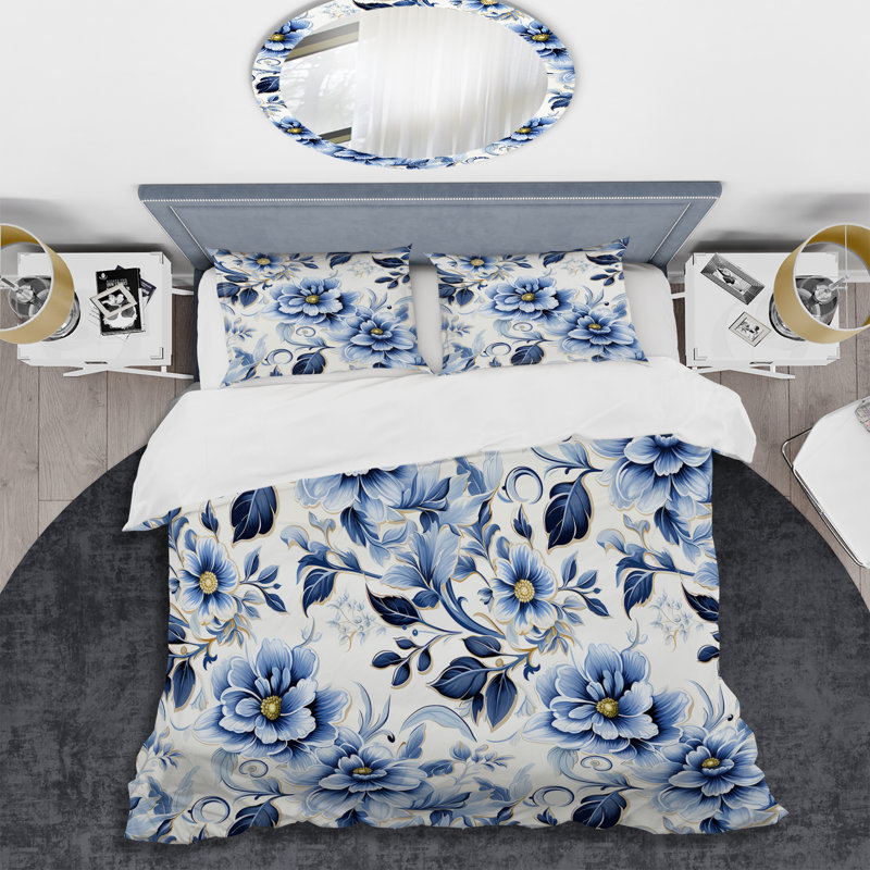 Ensemble de housse de couette Panra, Housse de couette simple + 1 taie décorative stan