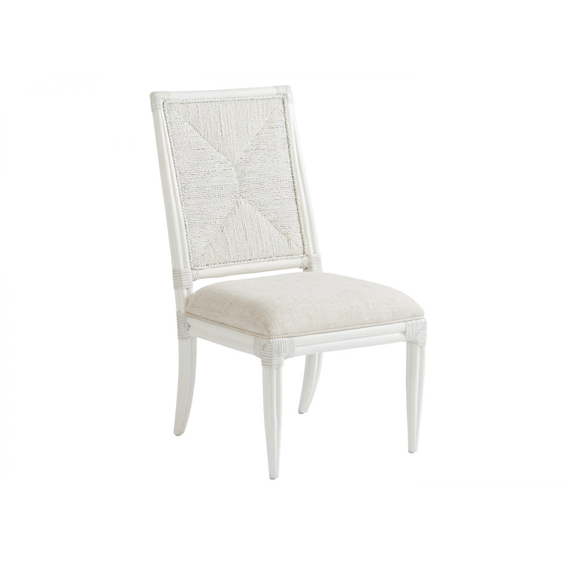 Ocean Breeze Regatta Side Chair, Sandy White
