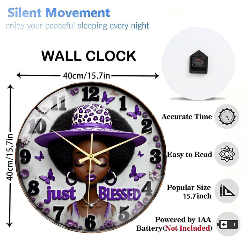 Horloge murale 16 po