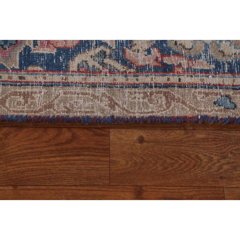 Tapis persan en laine patiné Kerman
