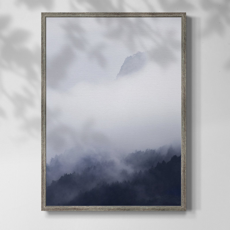 «Above the Clouds», reproduction encadrée - bois massif, H 11 po x l 9 po