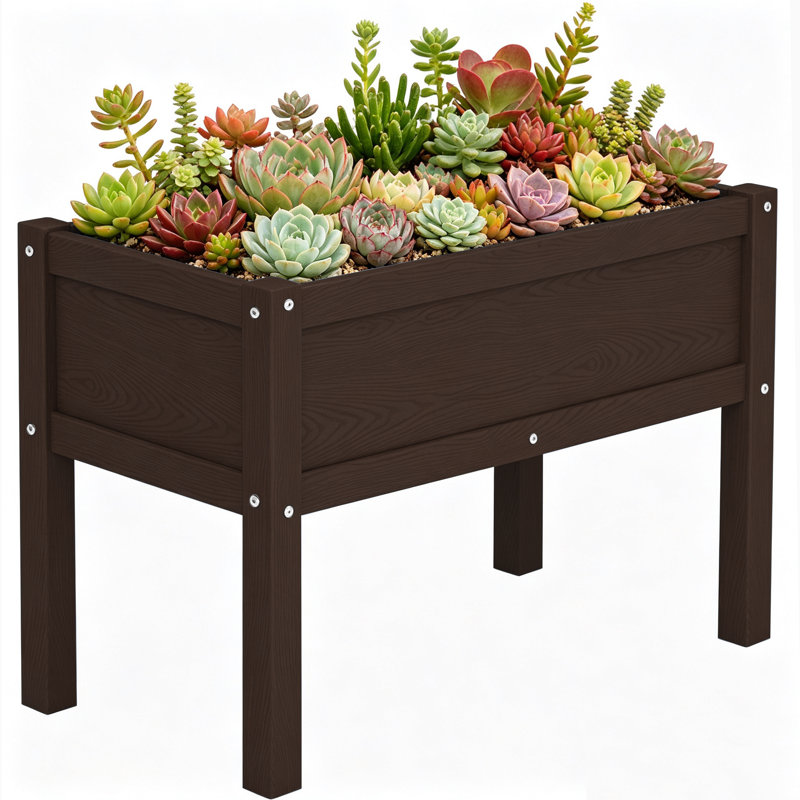 Elevated Planter Raised Garden Bed with Legs for Vegetables, Flowers, Herbs, Coffee