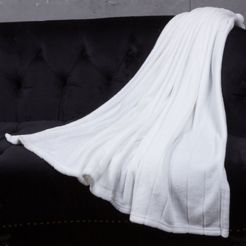 Throw Blanket, 60" W x 70" L, White