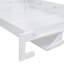 Grand lit escamotable mural avec placard, tiroirs et tablettes, blanc-443331660-443331663