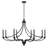 Preserve 8-Light Chandelier in Matte Black-523781806