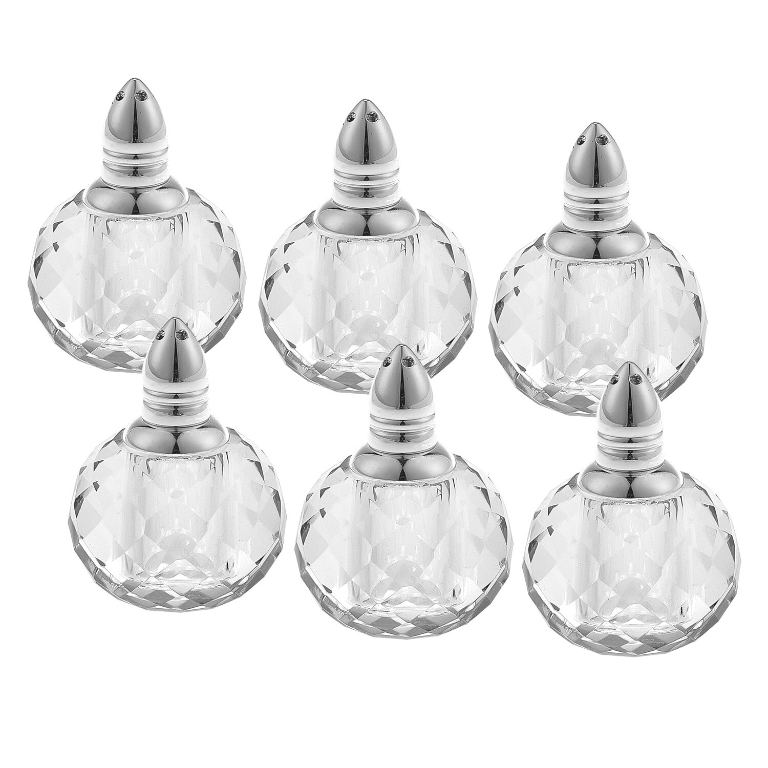 Badash Crystal Glass No Salt And Pepper Shaker Set & Reviews | Wayfair