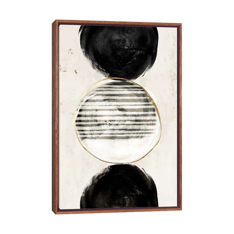 «Balance and Harmony» par Eva Watts - impression d'art graphique, Pas de tapis, H 48 po x l 32 po x P 1,5 po