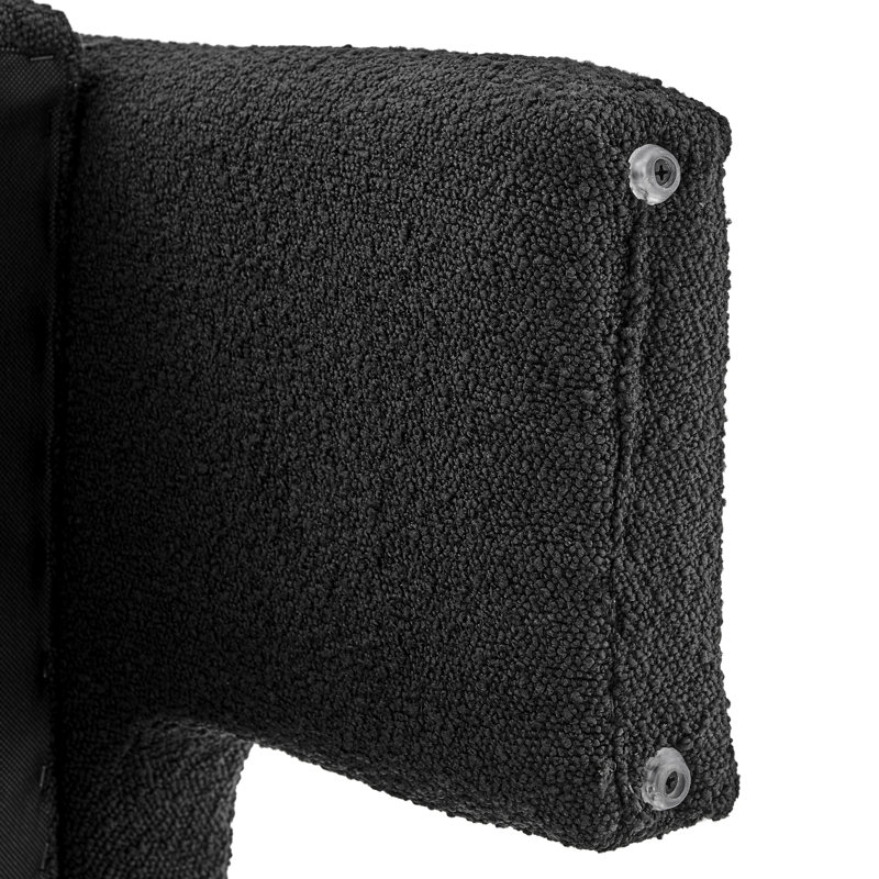 Zamiere 28Cm Wide Armchair, Boucle Black