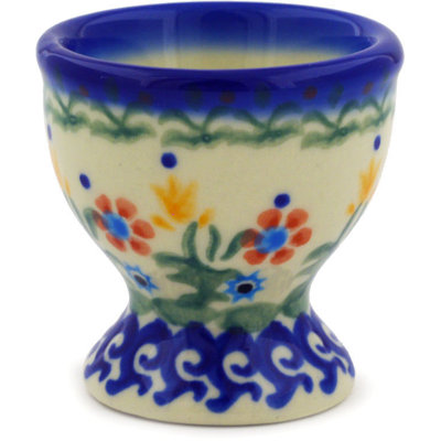 Spring Flowers Stoneware Egg Cup