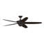 Ventilateur de plafond intérieur / extérieur 60 pouces Florid - grège mat avec pales en bois patiné-897867130