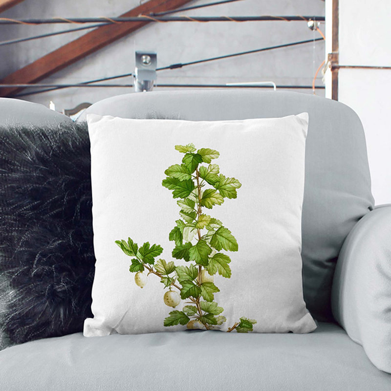 Floral Square Cushion, 55cm H x 55cm W x 20cm D